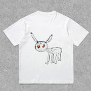 Casual personalized printed loose T-shirt