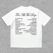 Casual personalized printed loose T-shirt