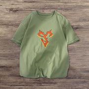 Printed sports and leisure trend T-shirt