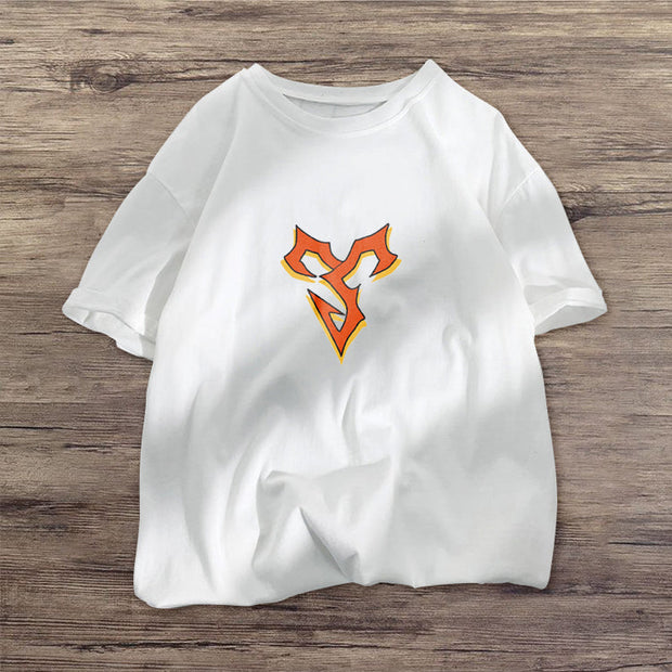 Printed sports and leisure trend T-shirt