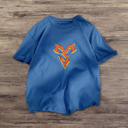 Printed sports and leisure trend T-shirt