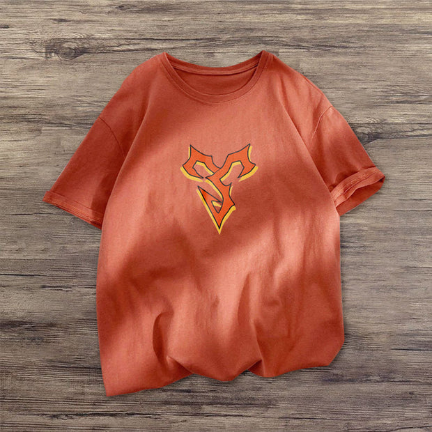 Printed sports and leisure trend T-shirt