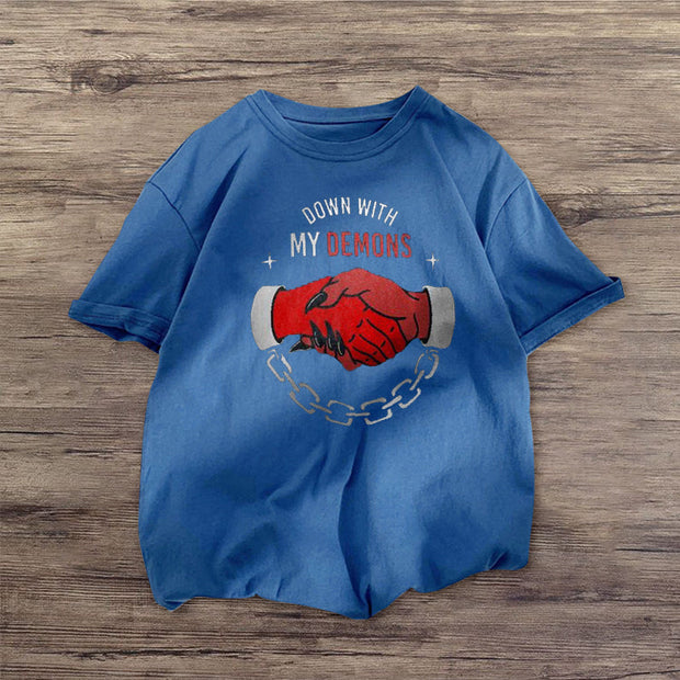 Personalized printed fashion short-sleeved T-shirt