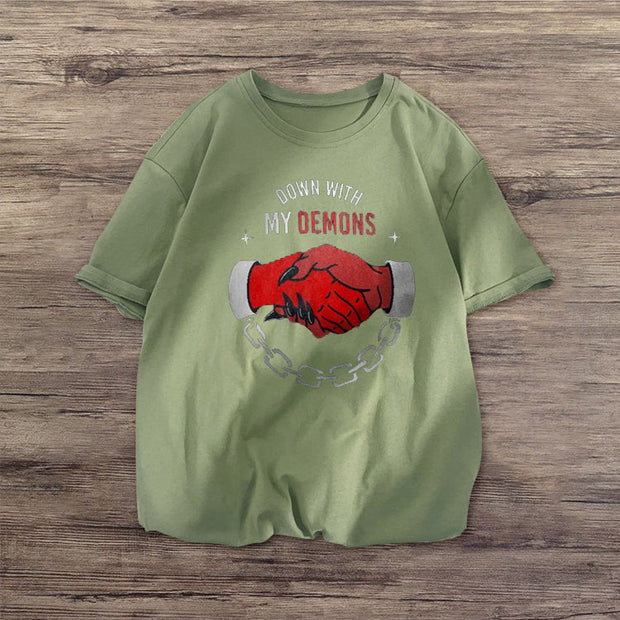 Personalized printed fashion short-sleeved T-shirt