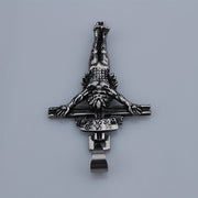 Titanium steel unisex necklace jewelry vintage stainless steel jewelry christian jesus cross pendant