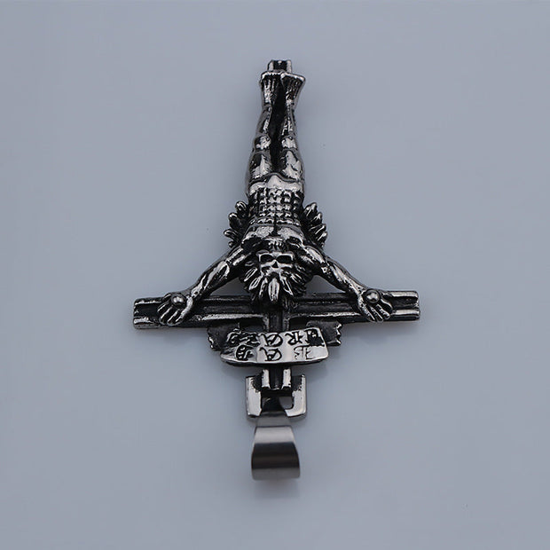 Titanium steel unisex necklace jewelry vintage stainless steel jewelry christian jesus cross pendant