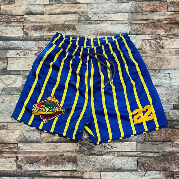 Casual By Any Means Print Mesh Shorts