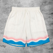 Fashion Casual Silk Loose Shorts
