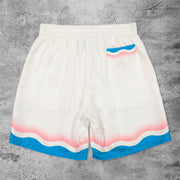 Fashion Casual Silk Loose Shorts