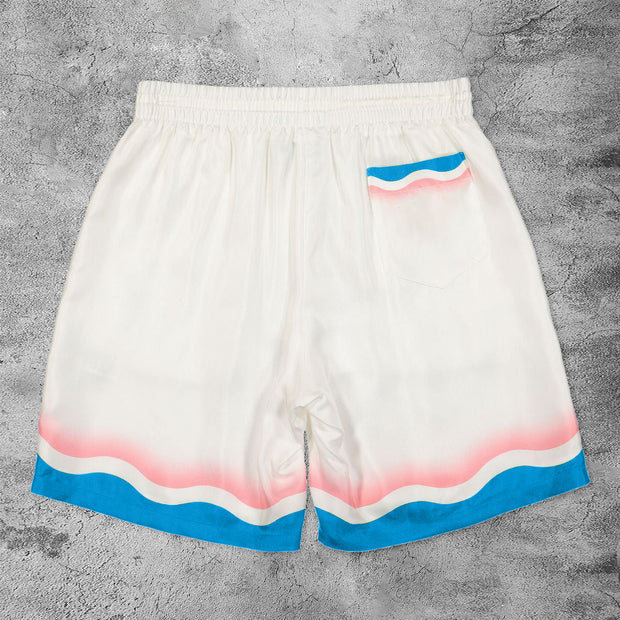 Fashion Casual Silk Loose Shorts
