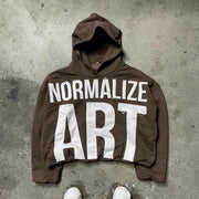 Casual Streetwear Vintage Patch Hoodie