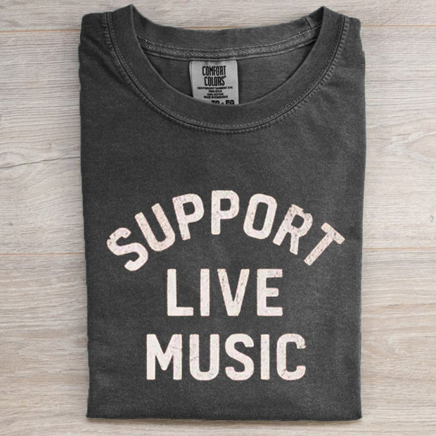 Support Live Music T-shirt