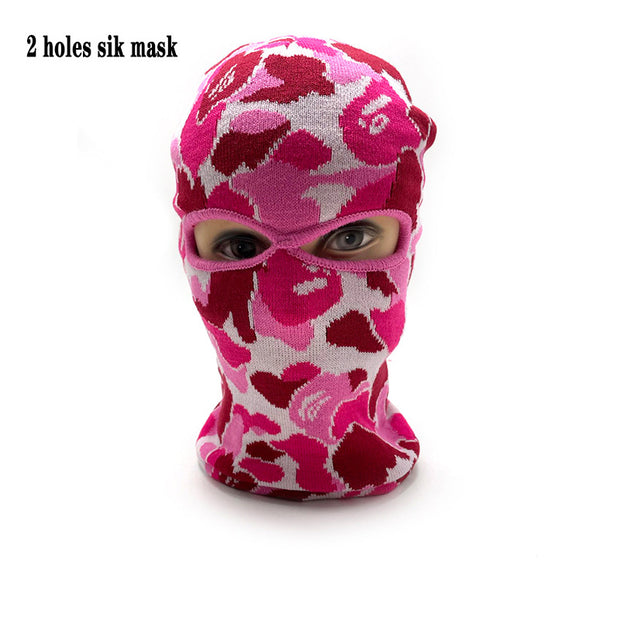 Camouflage casual street three-hole hat