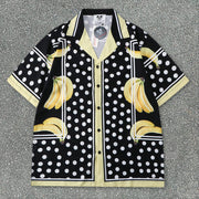 Casual Beach Trend Brand Loose Short Sleeve Shirt Shorts Suit