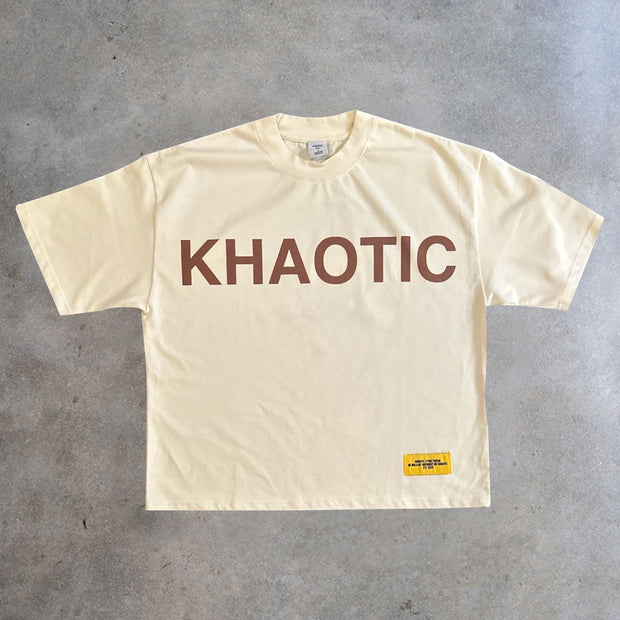 Street Casual Letter Print T-shirt