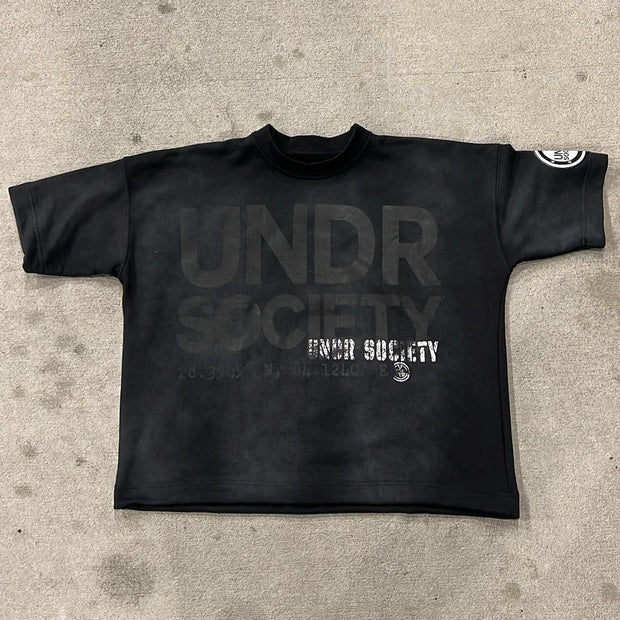 Undr Social Print Short Sleeve T-Shirt