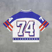 NO.74 Casual Street Retro Jersey T-shirt