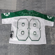 Super Casual Street Rugby Mesh Panel Jersey