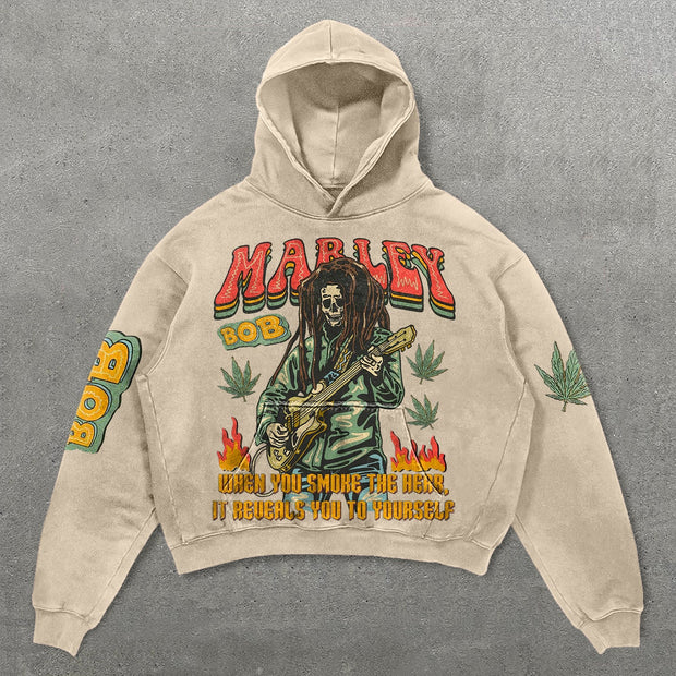 Personalized Print Long Sleeve Hoodie