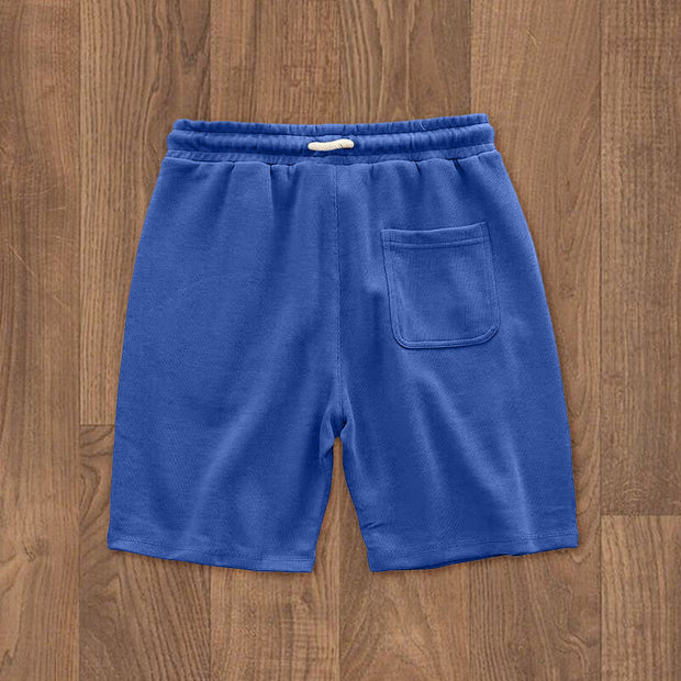 Vintage cross-print street shorts