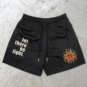 Sun Fashion Vintage Casual Mesh Shorts