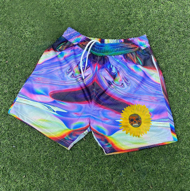 Casual street hip-hop trendy mesh shorts
