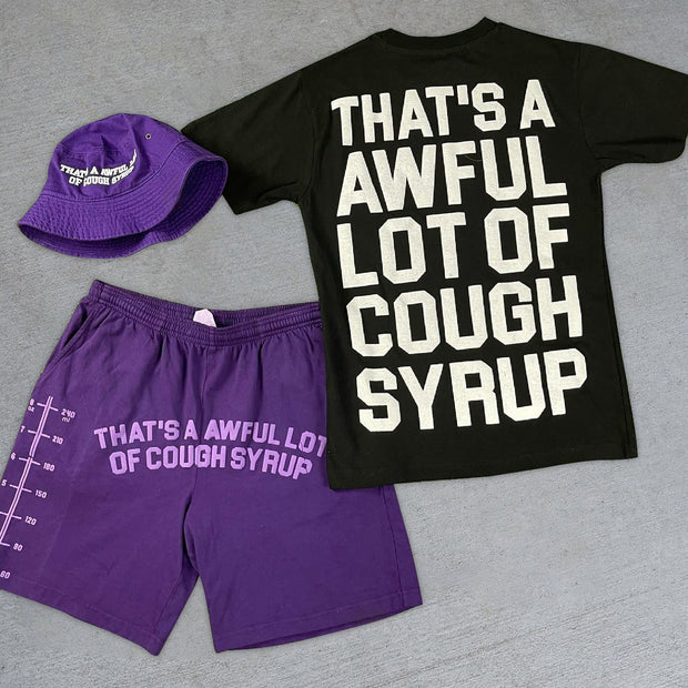 Casual Personalized Print Street Style Short Sleeve Shorts Set