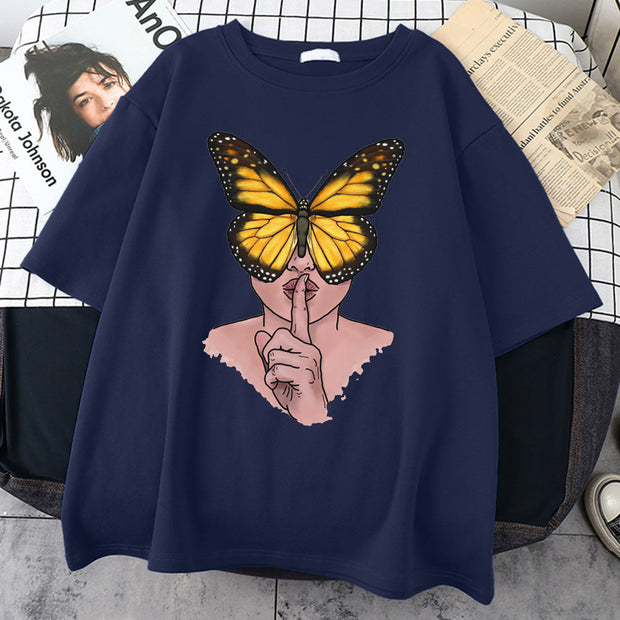 Personalized printed loose T-shirt