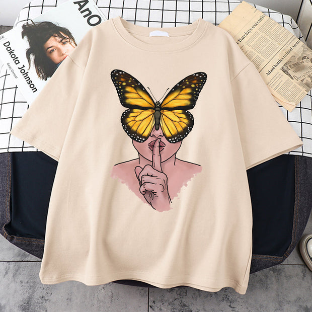 Personalized printed loose T-shirt
