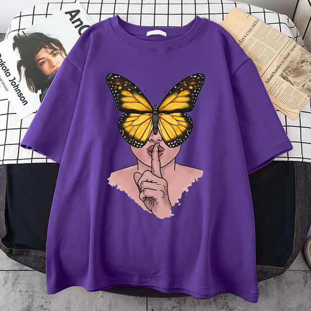 Personalized printed loose T-shirt