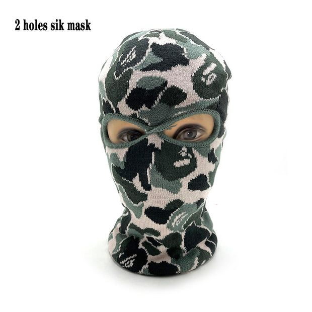 Camouflage casual street three-hole hat