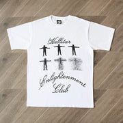 Casual printed casual short-sleeved T-shirt