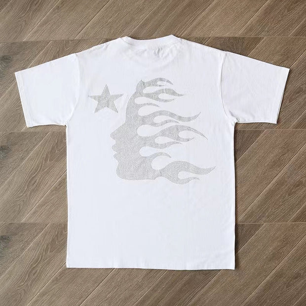 Casual printed casual short-sleeved T-shirt
