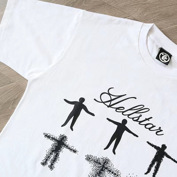 Casual printed casual short-sleeved T-shirt
