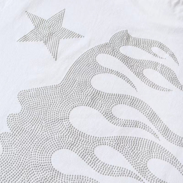 Casual printed casual short-sleeved T-shirt