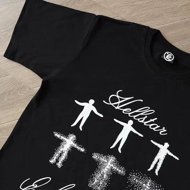 Casual printed casual short-sleeved T-shirt