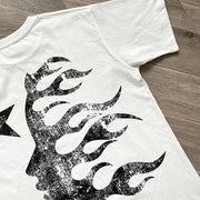 casual letter print preppy T-shirt