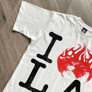 casual letter print preppy T-shirt