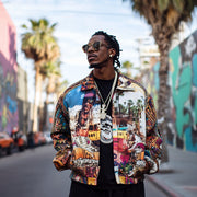 Holiday casual street style fashion lapel jacket