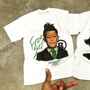 Casual street print T-shirt