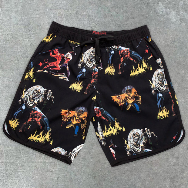 Statement Street Style Printed Casual Shorts