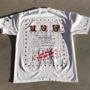 Casual Tyler Print Short Sleeve T-Shirt