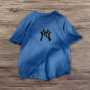 Fashion personality printed retro short-sleeved T-shirt