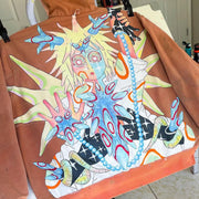 Passionate Duality Hand-Painted Work Jacket