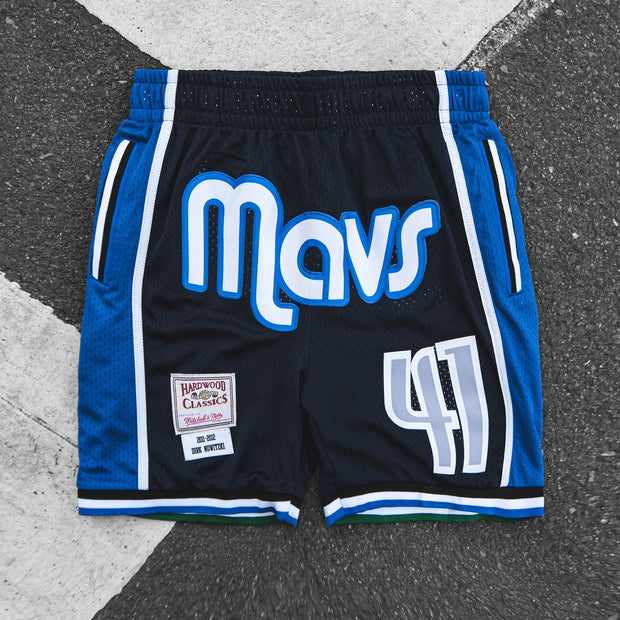 Dallas spliced casual street mesh ribbed shorts