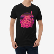 FUJI Cyberpunk Print Short Sleeve T-Shirt