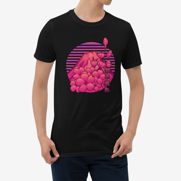 FUJI Cyberpunk Print Short Sleeve T-Shirt