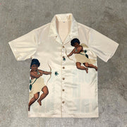 Vintage Angel Drape Short Sleeve Shirt