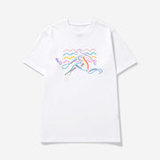 Fashion Line Art Print Short Sleeve T-Shirt