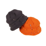 Knitted outdoor ripped hip hop street beanie